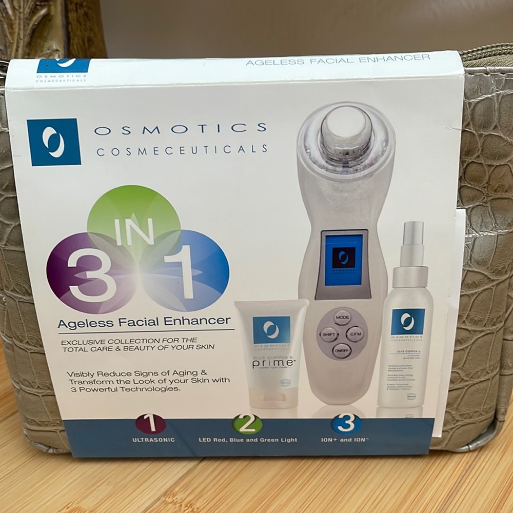 OSMOTICS Cosmeceutical Ageless Facial Enhancer Device Toning Tools Skin NuFace